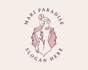 Sexy Floral Feminine logo design