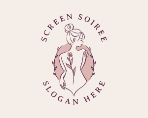 Sexy Floral Feminine logo design