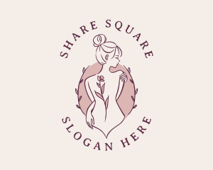 Sexy Floral Feminine logo design