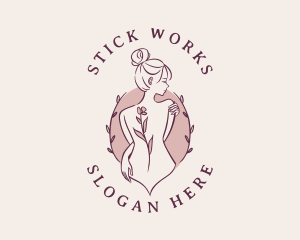 Sexy Floral Feminine logo design