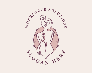 Sexy Floral Feminine logo design