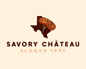 Texas BBQ Brisket logo design