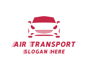 Red Car Transport logo design