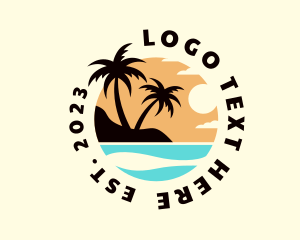 Beach Summer Vacation logo