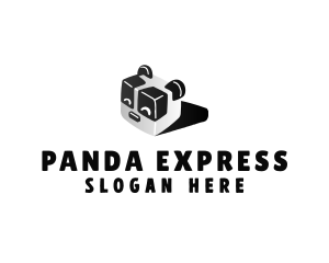 Panda Cube Avatar logo design