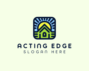 Sunset Green House logo design