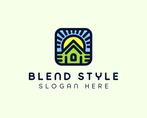 Sunset Green House logo design