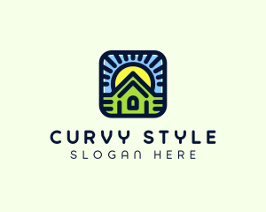 Sunset Green House logo design