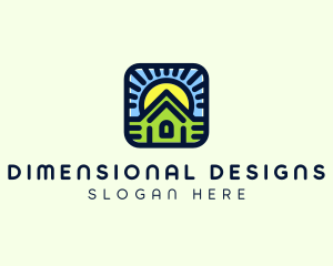 Sunset Green House logo design