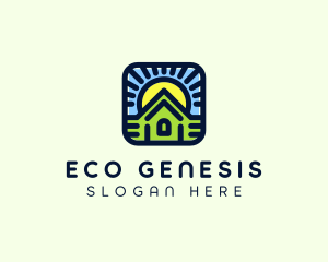 Sunset Green House logo design