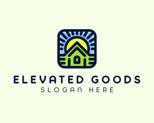 Sunset Green House logo design