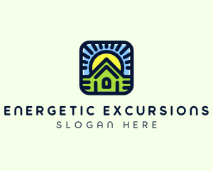 Sunset Green House logo design