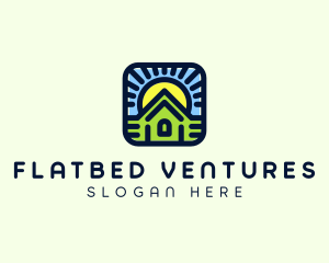 Sunset Green House logo design