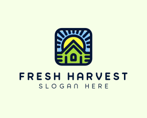 Sunset Green House logo design