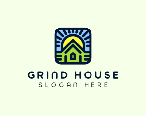 Sunset Green House logo design