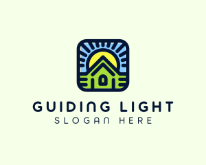 Sunset Green House logo design