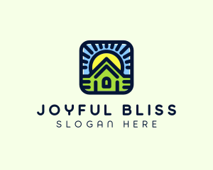 Sunset Green House logo design