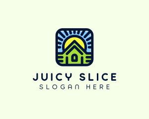 Sunset Green House logo design