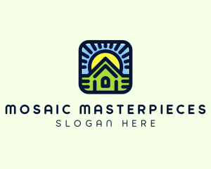 Sunset Green House logo design