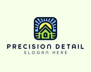 Sunset Green House logo design