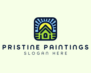 Sunset Green House logo design