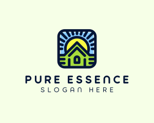 Sunset Green House logo design