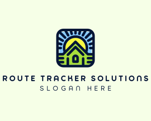 Sunset Green House logo design