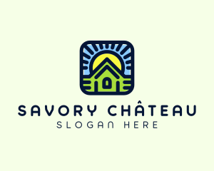 Sunset Green House logo design