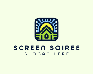 Sunset Green House logo design