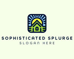 Sunset Green House logo design