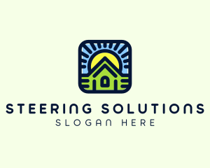 Sunset Green House logo design