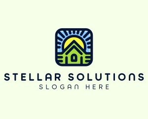 Sunset Green House logo design