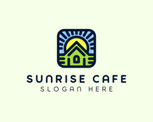 Sunset Green House logo design