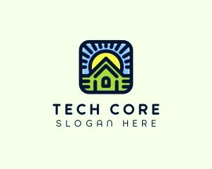 Sunset Green House logo design