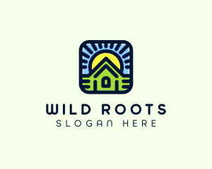 Sunset Green House logo design