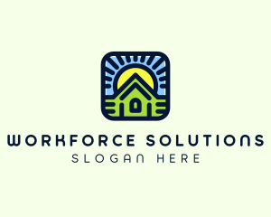 Sunset Green House logo design