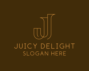 Upscale Business Letter J logo design