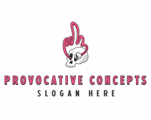 Skull Profanity Obscene logo