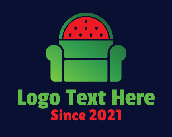 Watermelon Slice logo example 1
