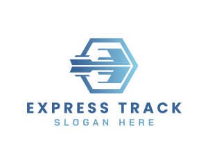 Blue Arrow Shipment logo design