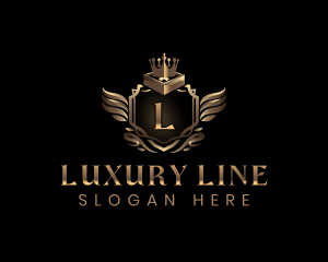 Luxury Crown Crest logo design