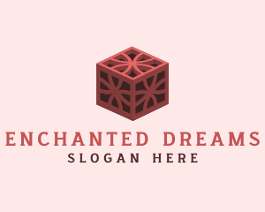 Enchanted 3D Box logo design