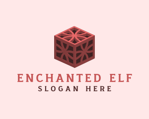 Enchanted 3D Box logo design