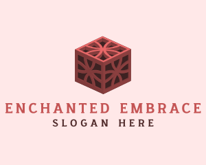 Enchanted 3D Box logo design