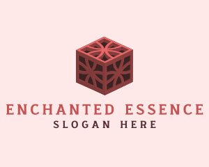 Enchanted 3D Box logo design