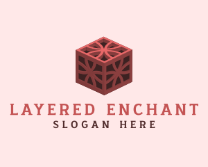 Enchanted 3D Box logo design