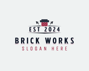 Brick Chimney Trowel logo design