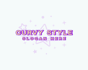 Cosmic Stardust Galaxy logo design