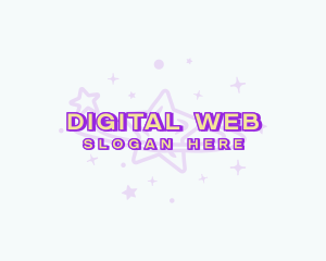 Cosmic Stardust Galaxy logo design