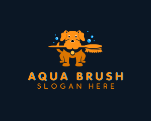 Puppy Grooming Pet Care logo design